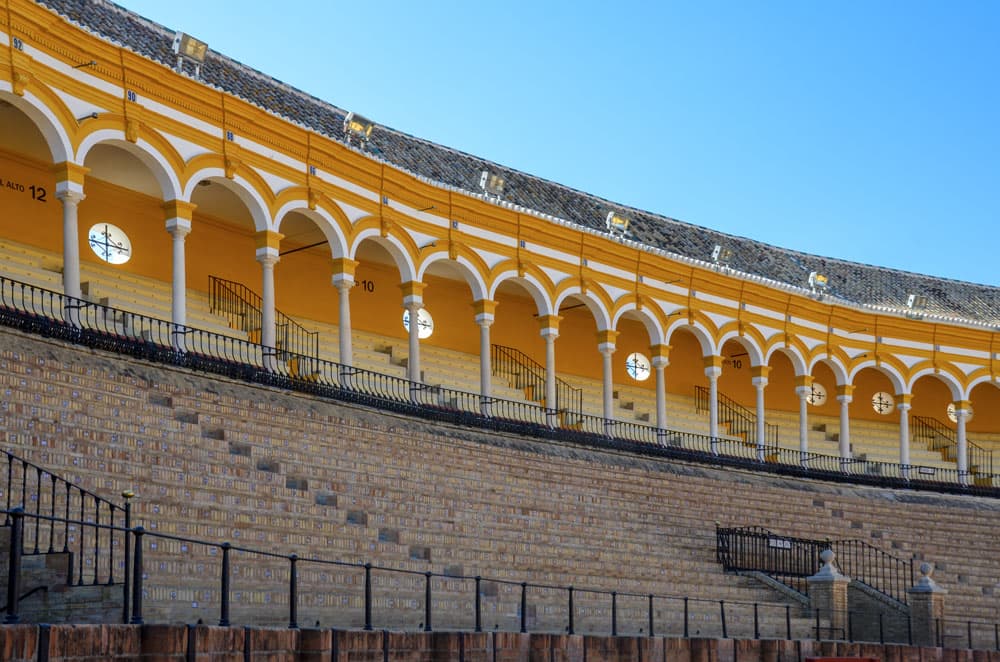 Gradins des arènes de Séville